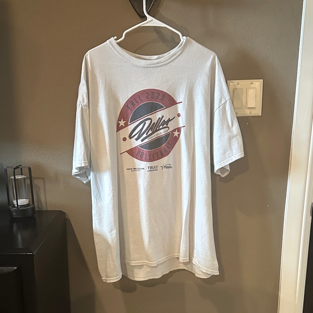 White T-Shirt with Graphic Print
